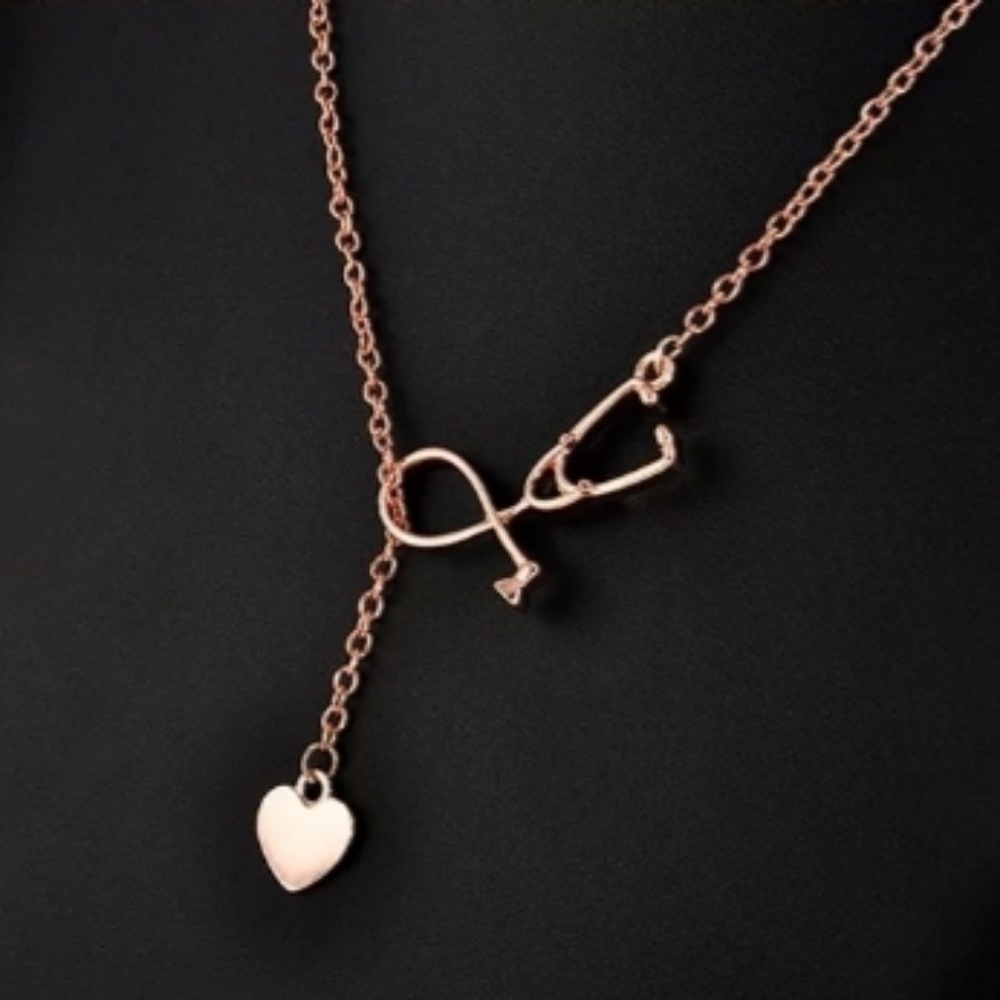 Gold Plated Stephascope Necklace